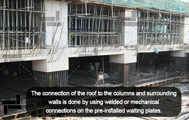 Execution of the ground floor slab - Top down construction