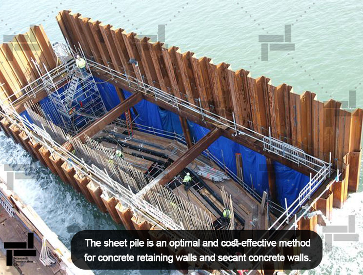 Proper connection of sheet piles to each other